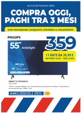 PHILIPS 55PUS8010 55'' SMART TV 4K UHD